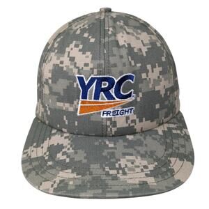 YRC Freight Strapback Baseball Cap Multi One Size Adjustable Camo Unionwear